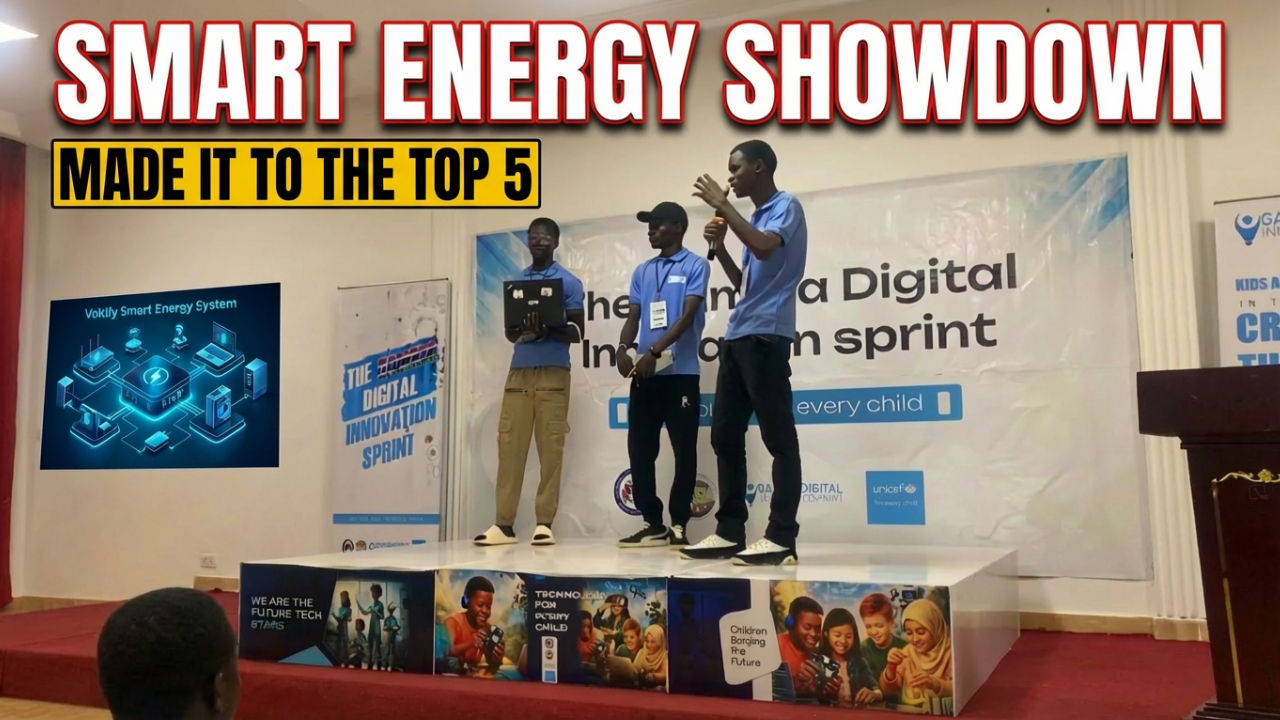 Young Gambians Build Smart Energy Solution - Voltify Pitch and Demo at UNICEF Digital Innovation Sprint